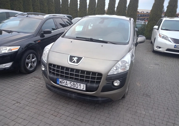 Peugeot 3008 cena 17700 przebieg: 236201, rok produkcji 2009 z Zgierz małe 92